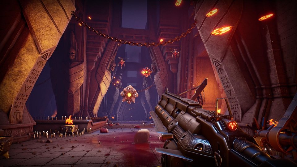 Das sieht ja aus wie Doom! Ob es sich auch genauso gut spielt, muss Scathe erst noch beweisen