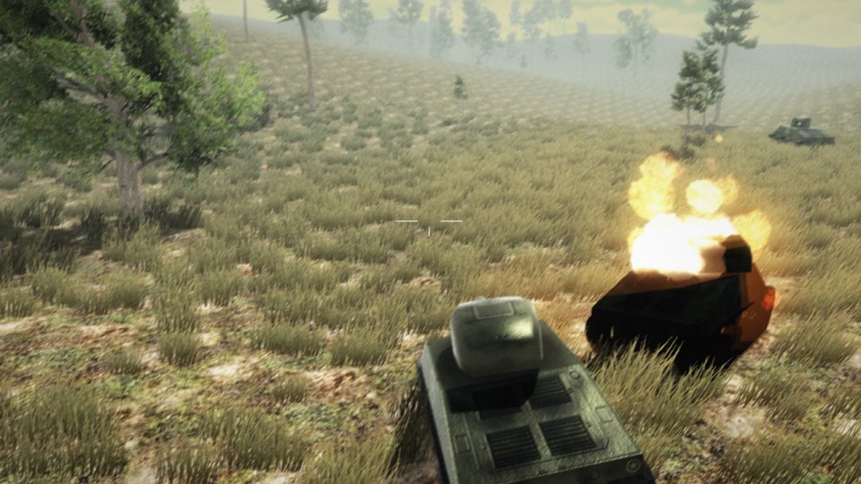 So hätte Tank Battlegrounds wohl eigentlich aussehen sollen: Kein Battlefield-Klon, sondern ein Panzer-Spiel im Stile eines World of Tanks.