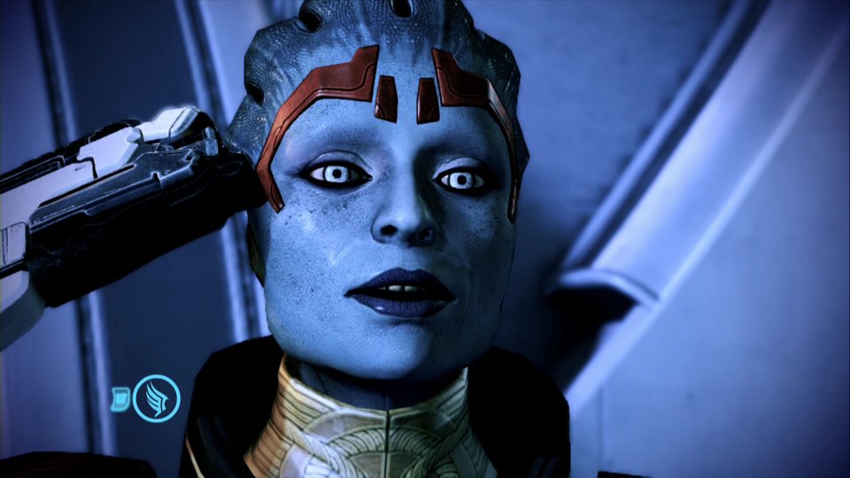 Momente der Entscheidung: Durch die vielfältigen Eingriffsfunktionen suggeriert Mass Effect, dass Spieler die Kontrolle über die Geschichte der Reihe haben.