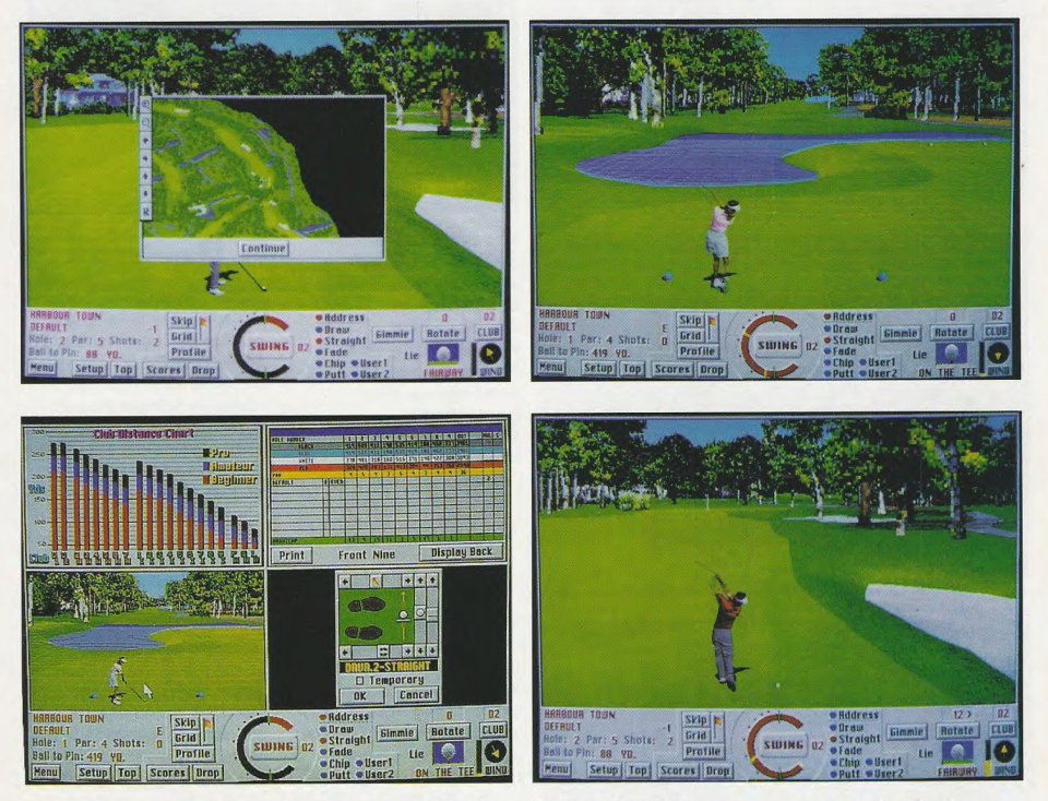 Golfen war noch nie so schön wie in Links 386 pro auf einem Rechner mit dem gleichnamigen Prozessor.