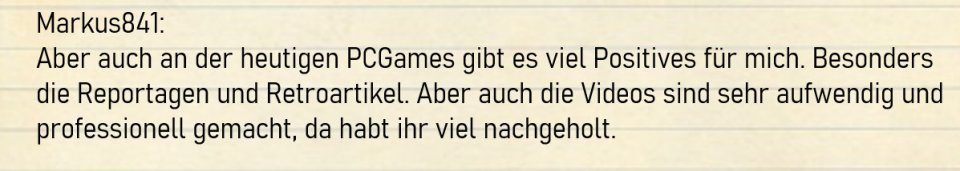 30 Jahre PC Games: Community im Auf und Ab der Gefühle (9)