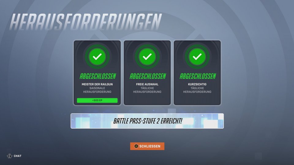 Es gibt mehrere Arten von Herausforderungen, mit denen wir im Battlepass vorankommen. Für wöchentliche Herausforderungen können wir sogar die Echtgeld-Währung Overwatch-Punkte verdienen, wenn auch nur im geringen Maßstab.