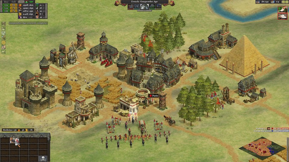 EIn Gameplay-Screenshot aus Rise of Nations