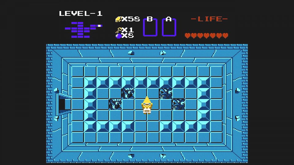 Ein Teil des Triforce in The Legend of Zelda am NES