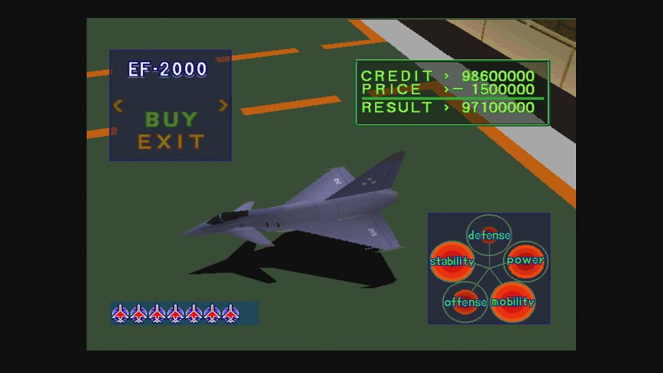 Eurofighter in Flugzeug-Shop