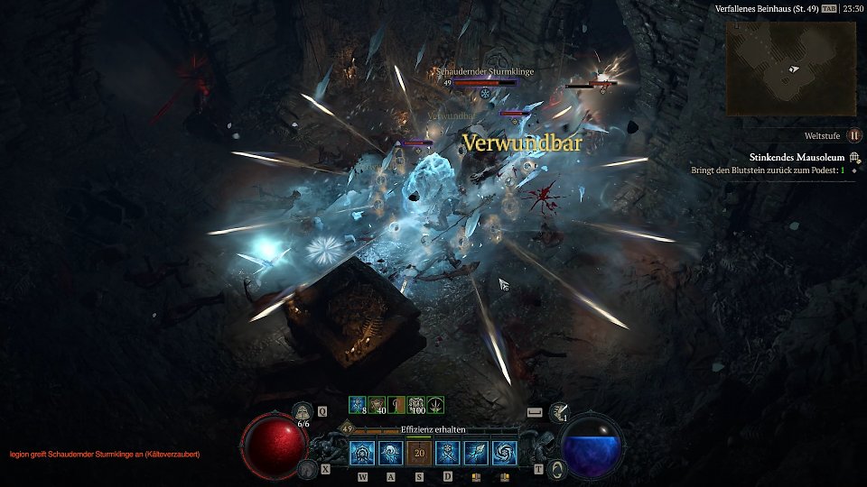 Die Dungeons sind schön düster, aber auf Dauer auch eintönig.