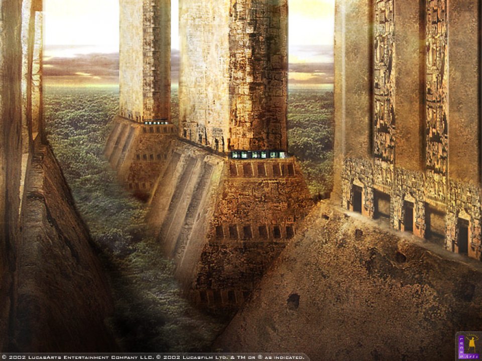 Ein Artwork einer futuristischen Stadt