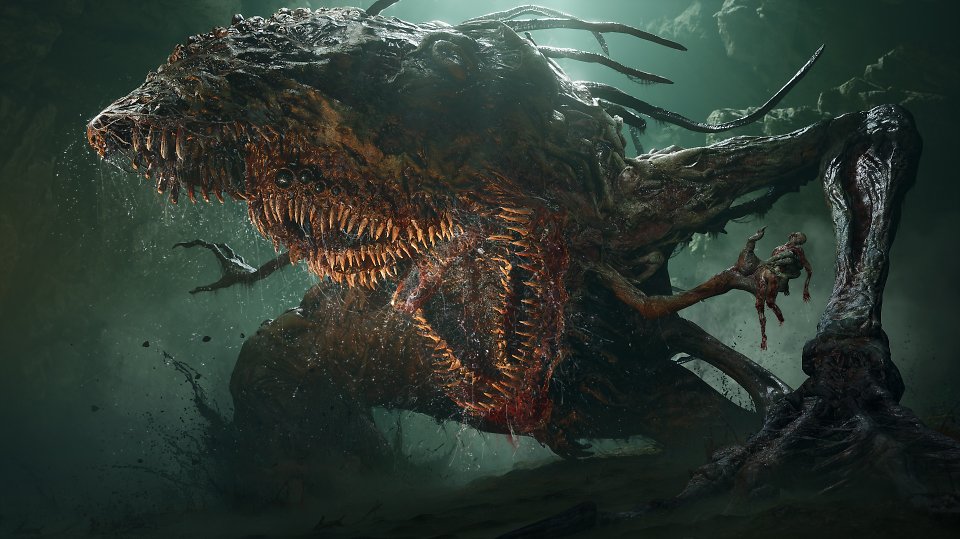 Einer der verstörenden Bosse aus Lords of the Fallen.