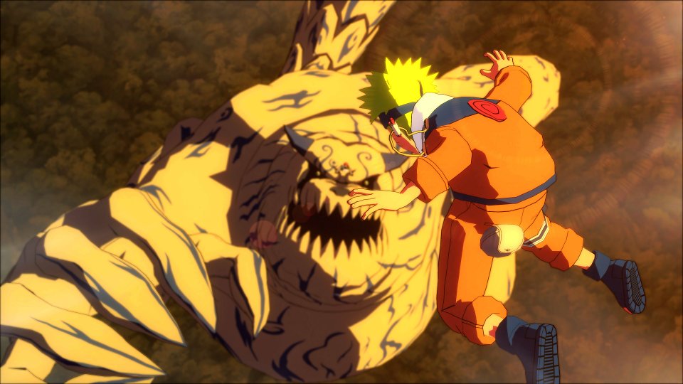 Naruto im Kampf gegen ein Biju