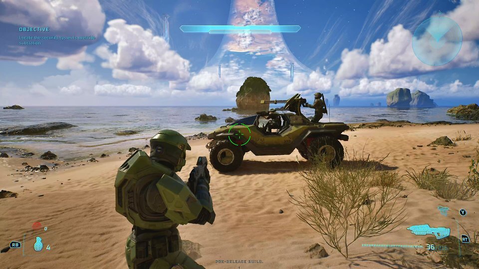 Halo aus der Third-Person-Ansicht