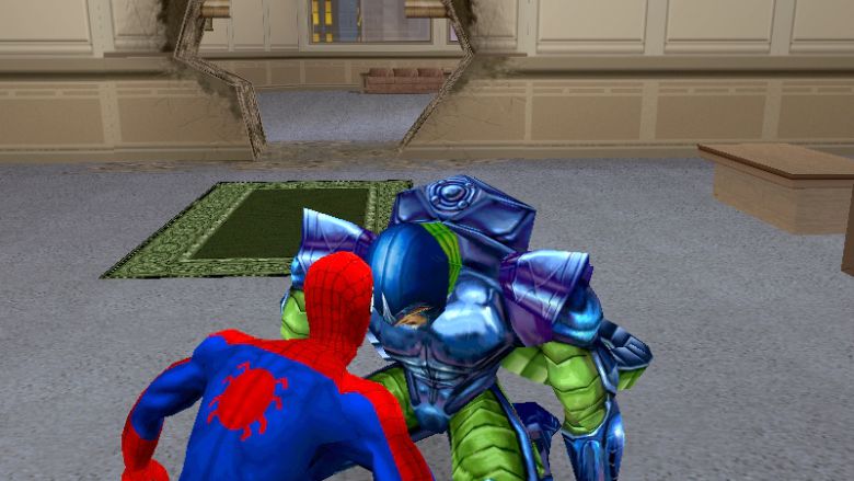Wenn Spiderman einmal nicht durch die L&uuml;fte schwebt, k&auml;mpft er gegen seine zahlreichen Gegner.
