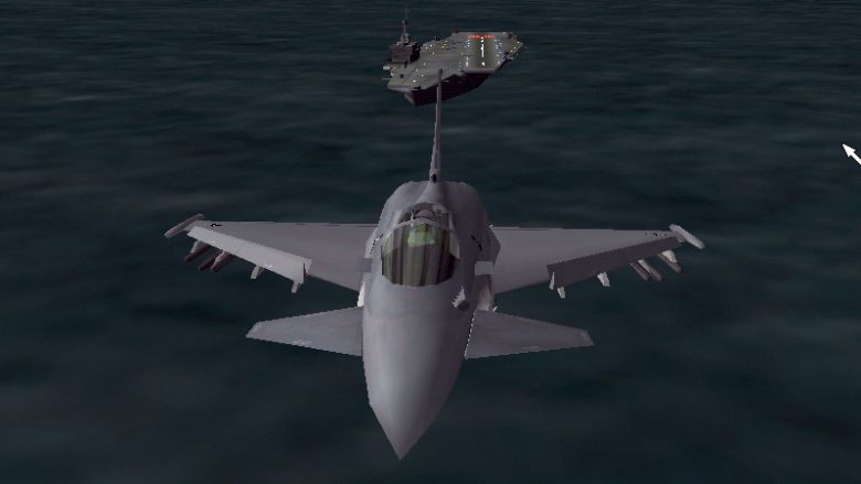 Starts und Landungen auf dem Flugzeugträger sind ein Kinderspiel.
