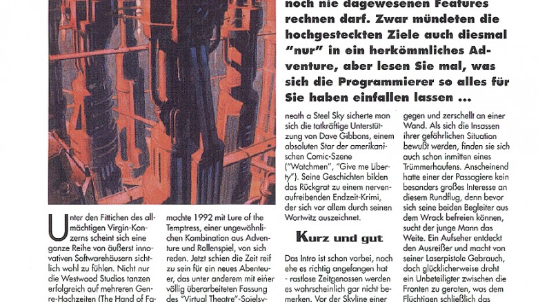 Beneath a Steel Sky im Klassik-Test (1)