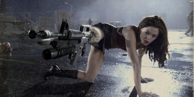Rose McGowan in Planet Terror.
