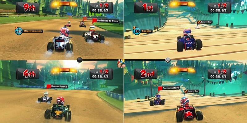 F1 Race Stars im Test - Die PC-Version ist sehr nah an Mario Kart, aber lieblos umgesetzt. (4)