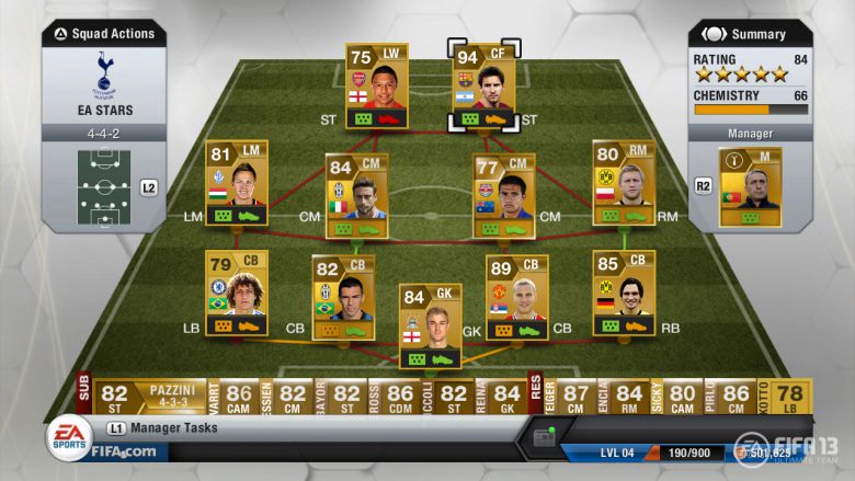 FIFA 13 Ultimate Team - Tipps und Einsteiger-Guide für Anfänger - Wir erklären Teamchemie, taktische Formationen samt Verbindungen und mehr. 