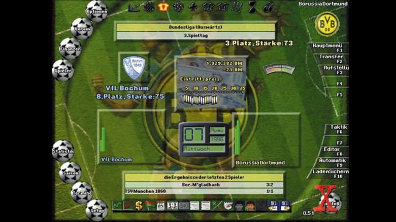 Bundesliga Manager 97 - Einige Fans können sich an das Debakel vielleicht noch erinnern: Entwickler Software 2000 hatte eigenen Angaben zufolge ein falsches Master ins Presswerk geschickt. Die Verkaufsversion im Handel war derart verbuggt, dass kein Spielspaß aufkommen konnte. Mit Patches versuchte das Studio die gröbsten Probleme zu beseitigen, doch der Imageschaden war irreparabel.