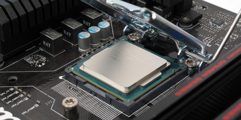 CPU in ihrem Sockel