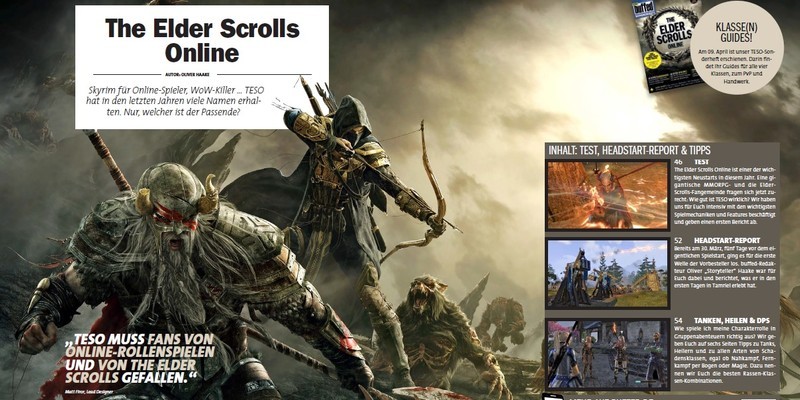 Schwerpunkt The Elder Scrolls Online in buffed 05-06/2014