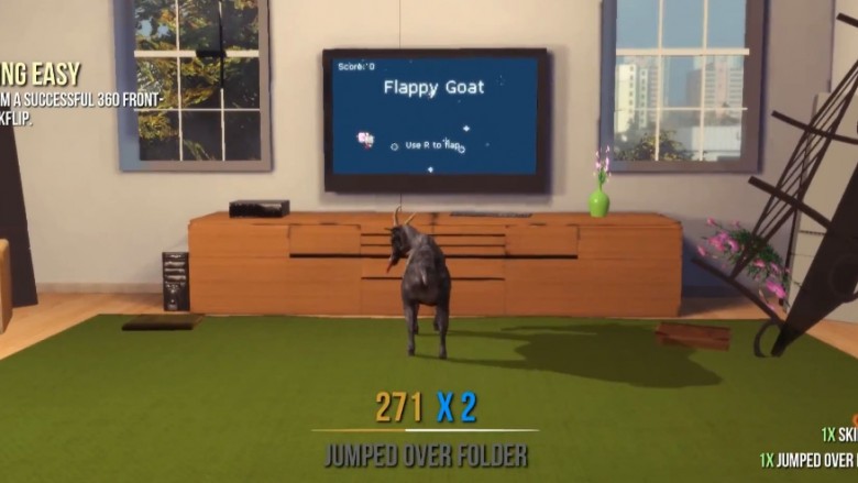 Flappy Bird im Goat Simulator - So spielt ihr den Flappy Bird-Klon