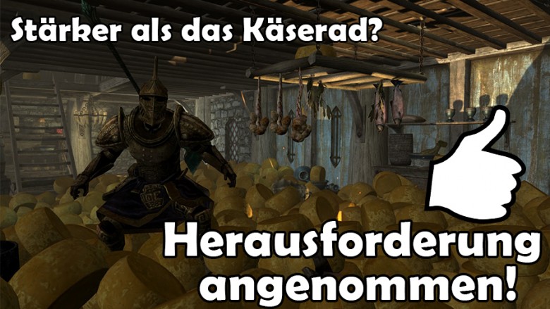 Gamer denken sich immer wieder verrückte Aufgaben aus, die sie in ihren Lieblingsspielen absolvieren. Der eine läuft in The Elder Scrolls 5: Skyrim mit Käserädern um die Wette, der andere kämpft sich ohne Ausrüstung durch sein Lieblingsspiel.