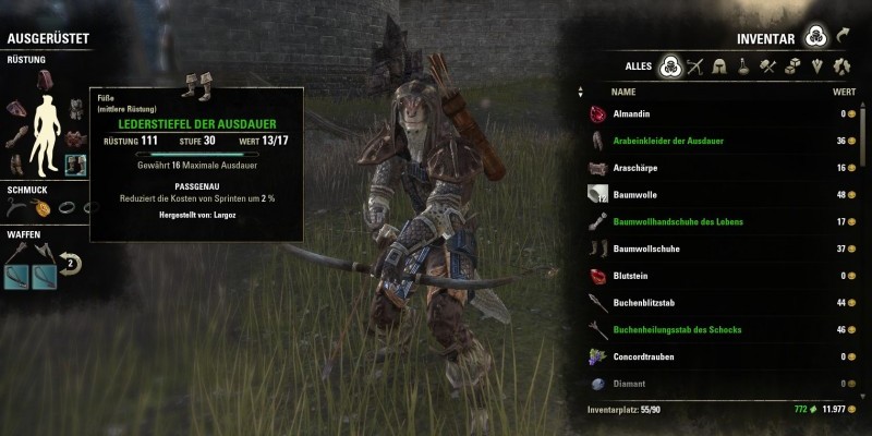 TESO - Guide: Ausrüstungsstücke können maximale Werte gewähren. Diese spielen dann direkt in die Berechnung des Softcaps eins.
