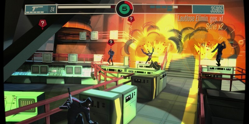 Die comichaften Explosionen sind das Highlight der technisch nur soliden Optik auf Basis der Unity-Engine.