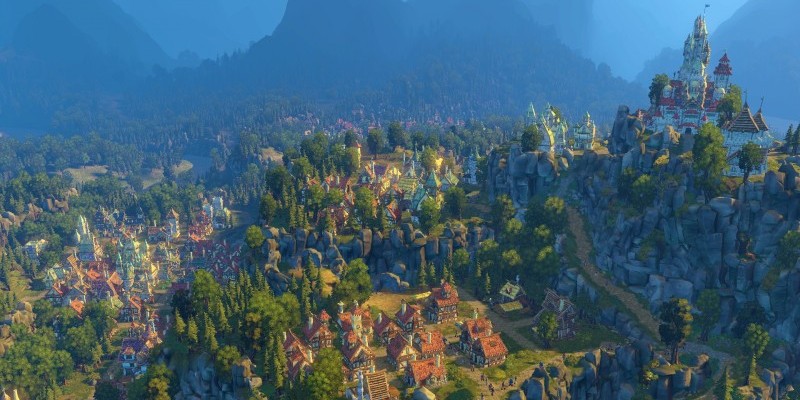 Dieses traumhafte Panorama von Anteria wird nur erleben, wer eine stabile Internetleitung mitbringt: Für das neue Siedler setzt Blue Byte auf "Always on".