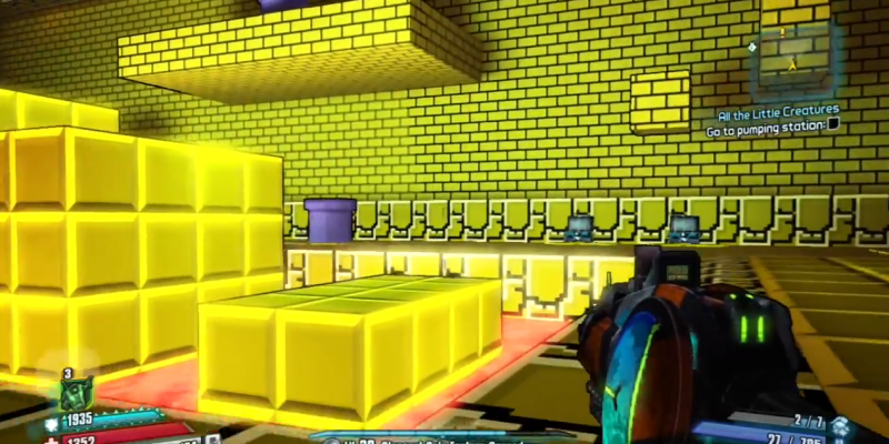 Super Mario Easter-Egg in Borderlands: The Pre-Sequel
