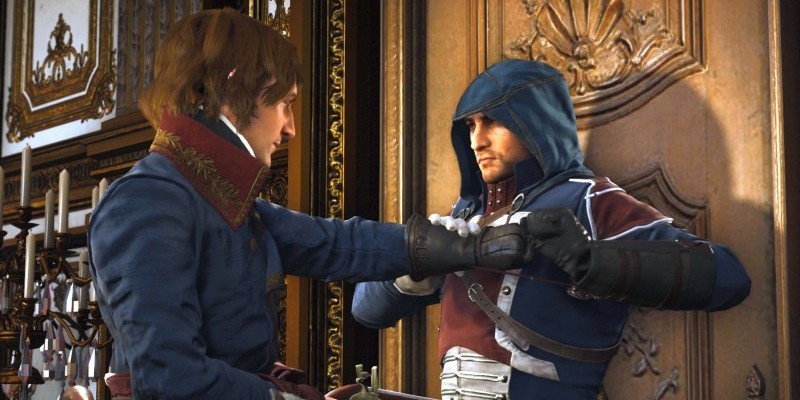 Die Revolutionsereignisse und Figuren wie Napoleon (links) spielen nur eine Nebenrolle in der Geschichte. (PC)