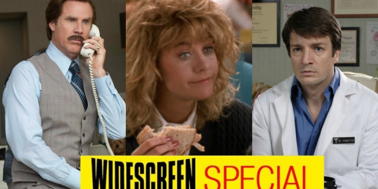 "Anchorman" (2004) / "Harry und Sally" (1989) / "Jennas Kuchen" (2007)