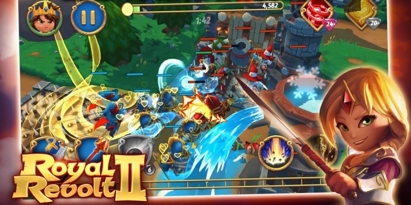 Royal Revolt 2 - Bilder aus dem Reverse Tower Defense-Spiel (1)