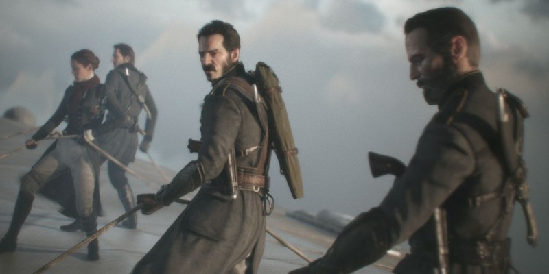 The Order: 1886 in der Vorschau: Die Balken sind auch im fertigen Spiel - sie unterstreichen den cineastischen Look.
