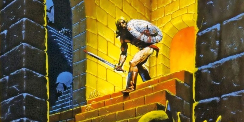 Das Artwork von Ultima Underworld fängt die düstere Atmosphäre des Spiels hervorragend ein.
