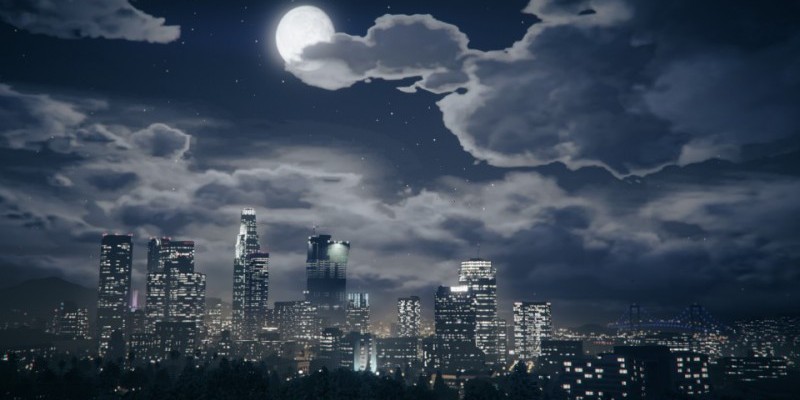 Die Skyline von Los Santos schaut einfach umwerfend aus.