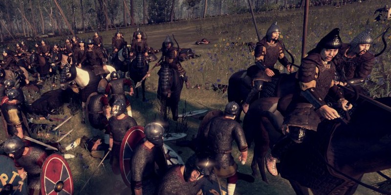 Attilas Hunnen gehören zu den gefürchtetsten Gegnern im Spiel. Ihre berittenen Einheiten sind sowohl im Nah- als auch im Fernkampf exzellent.