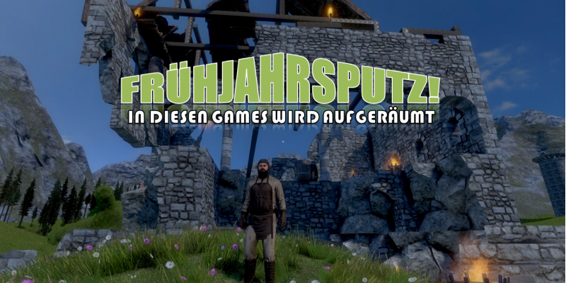 In diesen Games wird ordentlich aufgeräumt!