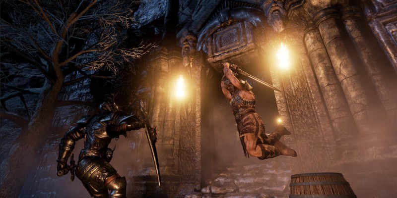 Der Mardonian Warlord (links) ist ein oder auch der Bösewicht im Spiel. Mehr verraten die Entwickler noch nicht.