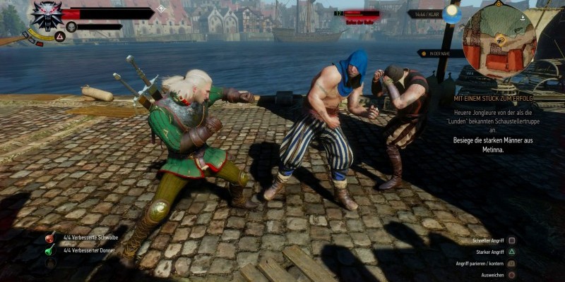 The Witcher 3 - Alle Faustkämpfe im Rollenspiel gewinnen und maximal drei Achievements einheimsen.