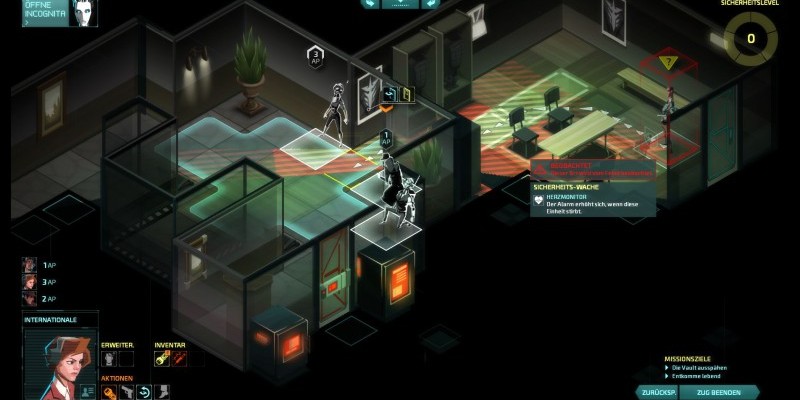 Das Spionagespiel von Klei Entertainment trumpft mit durchdachter und gut funktionierender Stealthmechanik mit Rundentaktik auf.