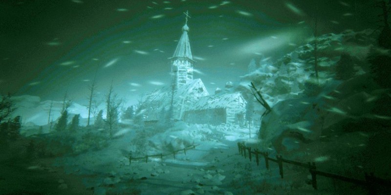 Atmosphärische Highlights wie dieser Ausflug in eine verfallene Kirche wechseln sich ab mit purer Tristesse.