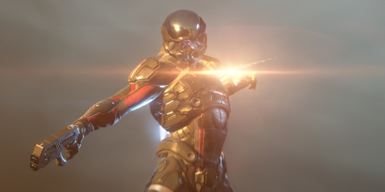 Ein Charakter aus Mass Effect