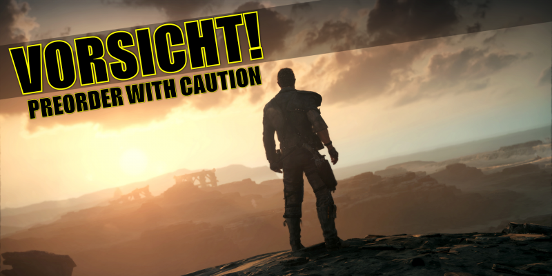 Vorsicht! Bei diesen Games kann etwas schiefgehen. Vorbestellung auf eigene Gefahr.