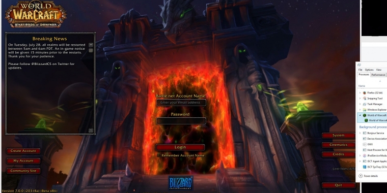 Ein Screenshot zeit WoW-Version 7.0. Fake oder echt?