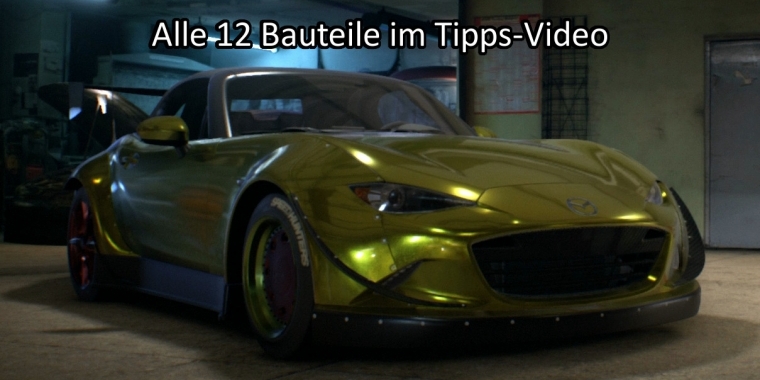 Need for Speed Tipps: Video-Guide zu allen Secrets - Die 12 versteckten Bauteile