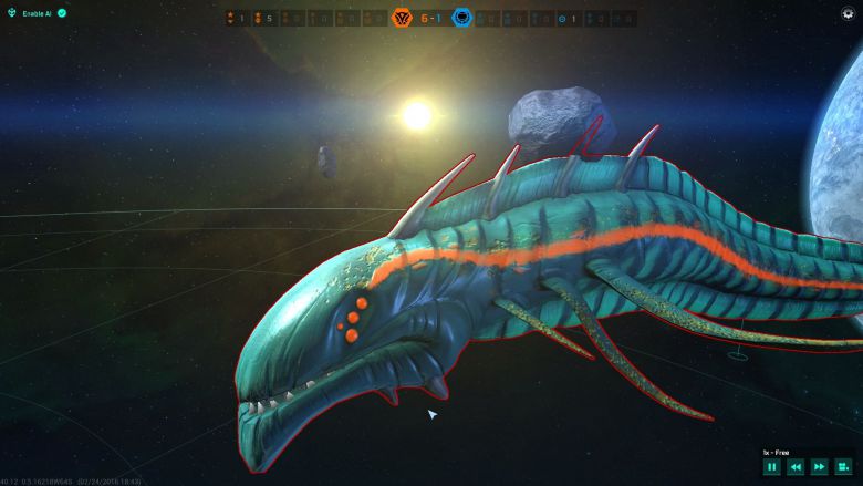 Die Kämpfe erinnern an Homeworld. Anders als in Relics Klassiker gibt es aber kein echtes 3D-Weltall.
