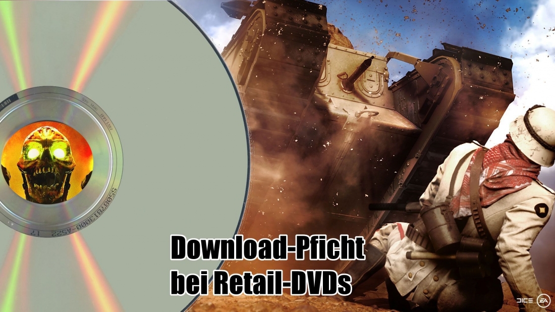 Battlefield 1, Doom, Metal Gear Solid 5: DVD-Kauf schützt vor Riesen-Downloads nicht - ein Blick auf das Auslaufmodell Retail