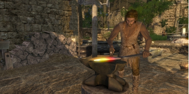 Die Total Conversion zu Skyrim bietet euch auch umfangreiche Crafting-Möglichkeiten.