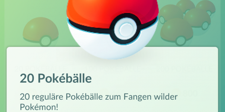 Pokémon GO: Pokébälle kann man kaufen.