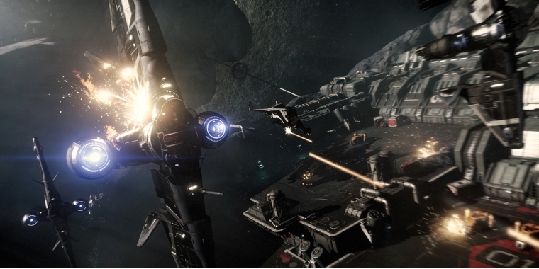 Die Reliant KORE ist eines der neuen Schiffe in Star Citizen. Die Form erinnert uns ein wenig an den B-Wing-Fighter aus dem Star Wars-Universum.
